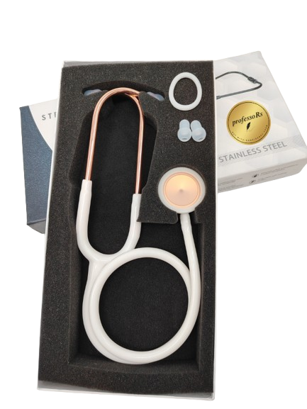 White Stethoscope- Professional Grade and Stylish