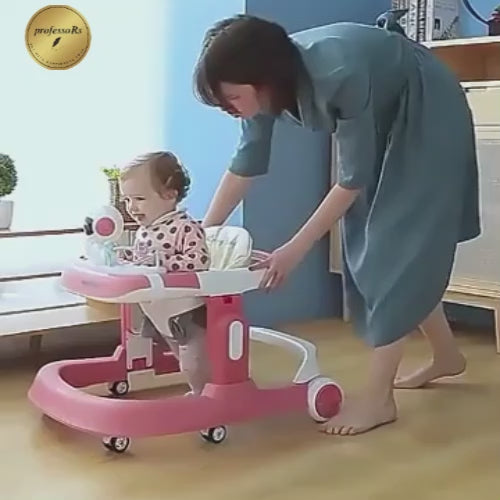 💥 Premium Baby Walker  - Eazy Fold+Adjust Hight+Lock tyres+360° rotatable
